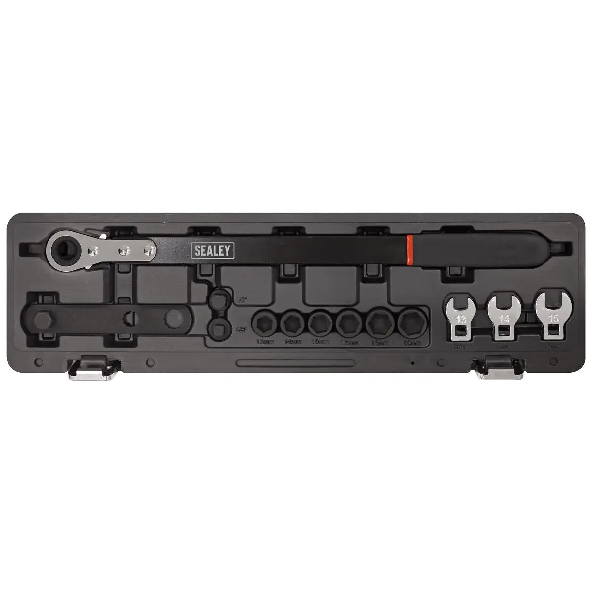 Sealey Extended Reach Ratchet Action Auxiliary Belt Tension Tool Kit - Image 4