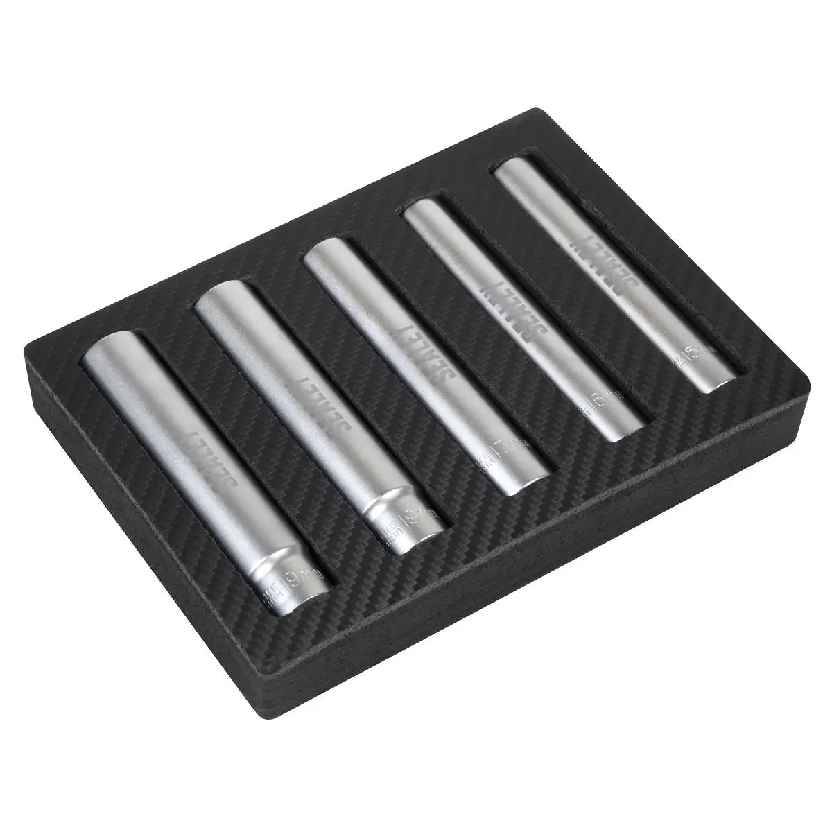 Sealey Extra-Deep Socket Set 1/2”Sq Drive 5pc - Image 3