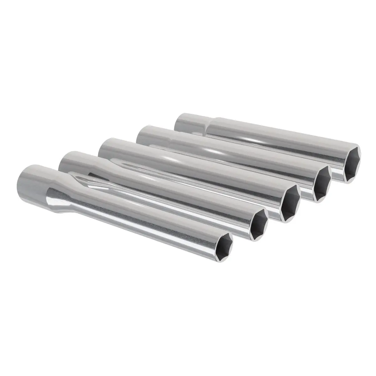 Sealey Extra-Deep Socket Set 5pc 8, 10, 12, 13, 14mm 3/8"Sq Drive - Image 6