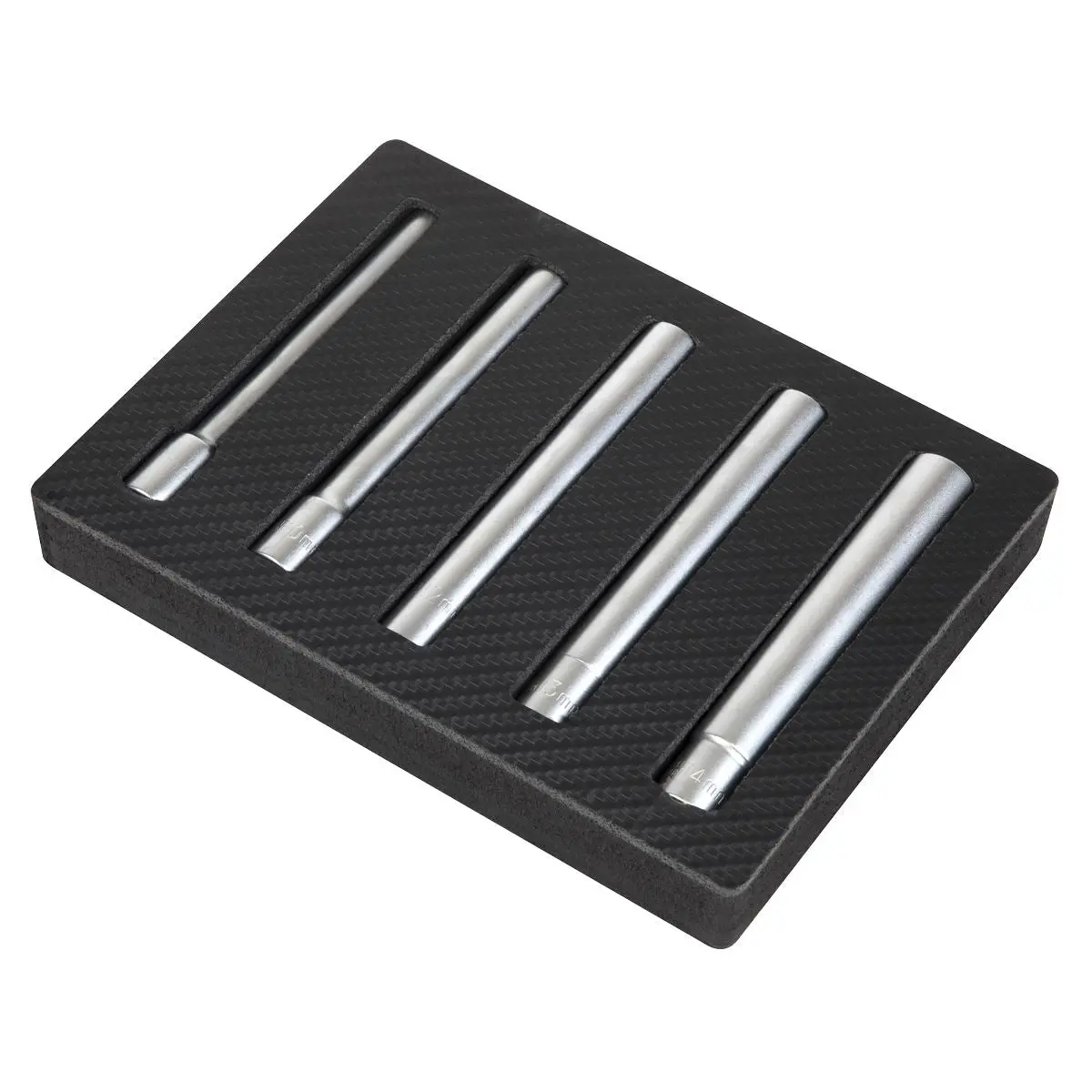 Sealey Extra-Deep Socket Set 5pc 8, 10, 12, 13, 14mm 3/8"Sq Drive - Image 7