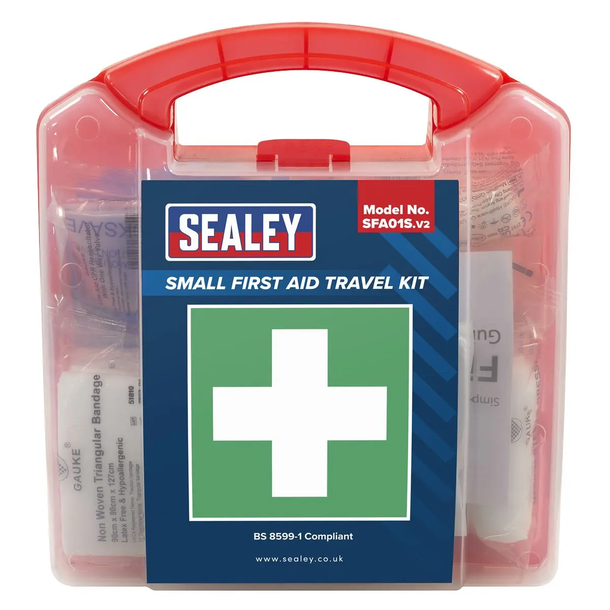 Sealey First Aid Kit Small - BS 8599-1 Compliant - Image 3
