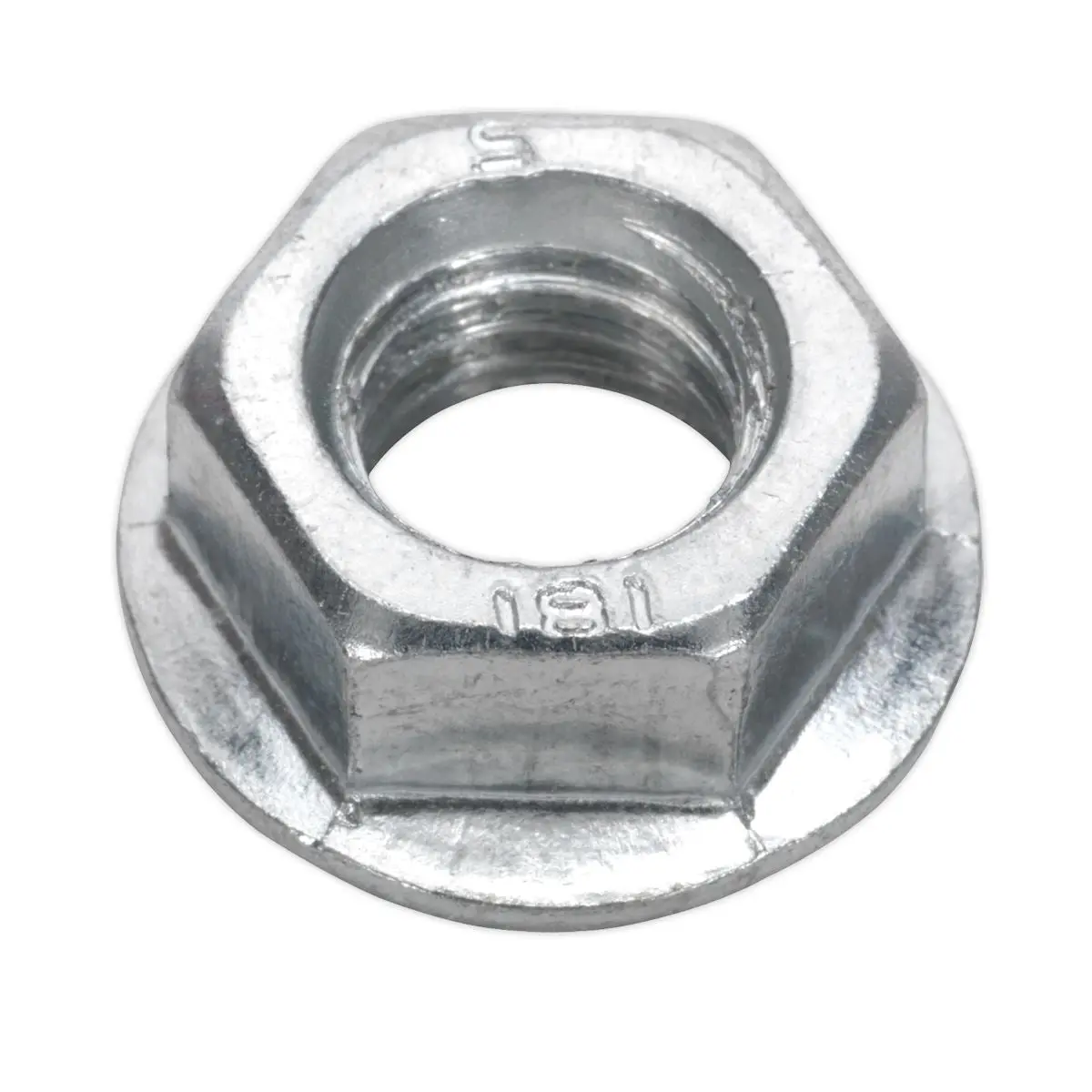 Sealey Flange Nut Serrated M12 Zinc Pack of 50