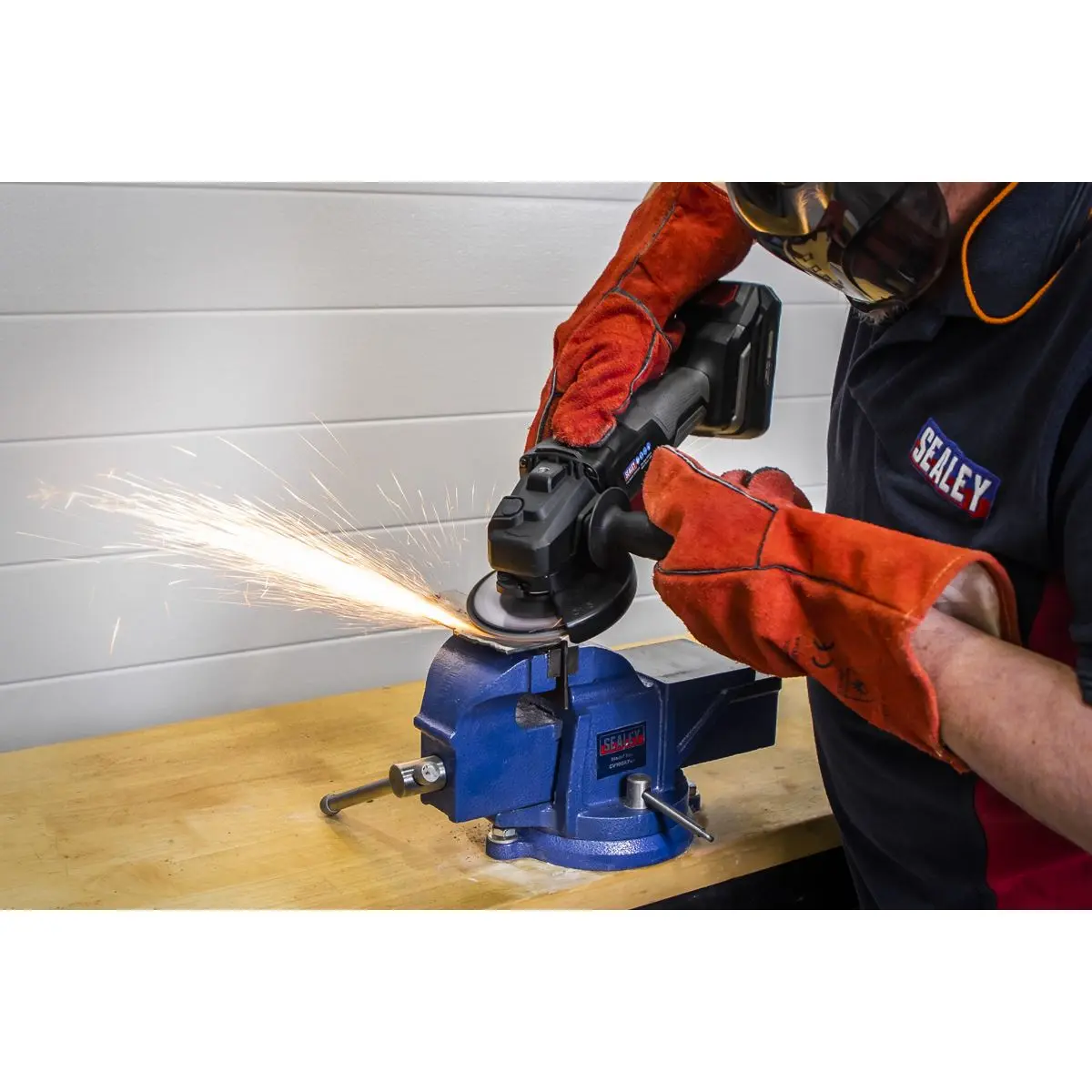 Sealey Flap Disc Aluminium Oxide Ø125mm Ø22mm Bore 40Grit - Image 4