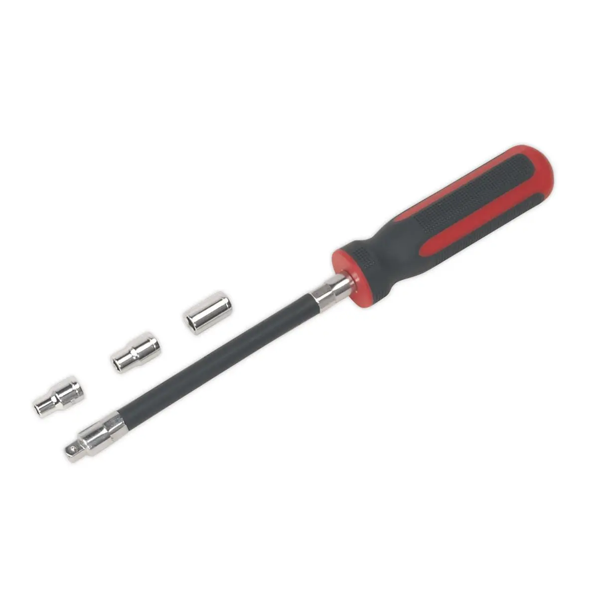 Sealey Flexible Hose Clip Nut Driver Set 4 Piece