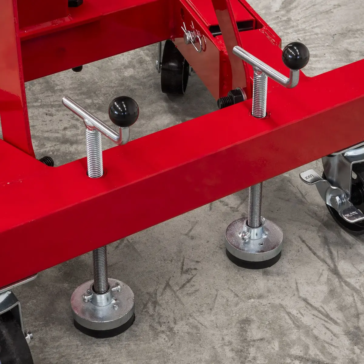 Sealey Folding 360º Rotating Engine Stand with Geared Handle Drive 680kg Capacity - Image 13