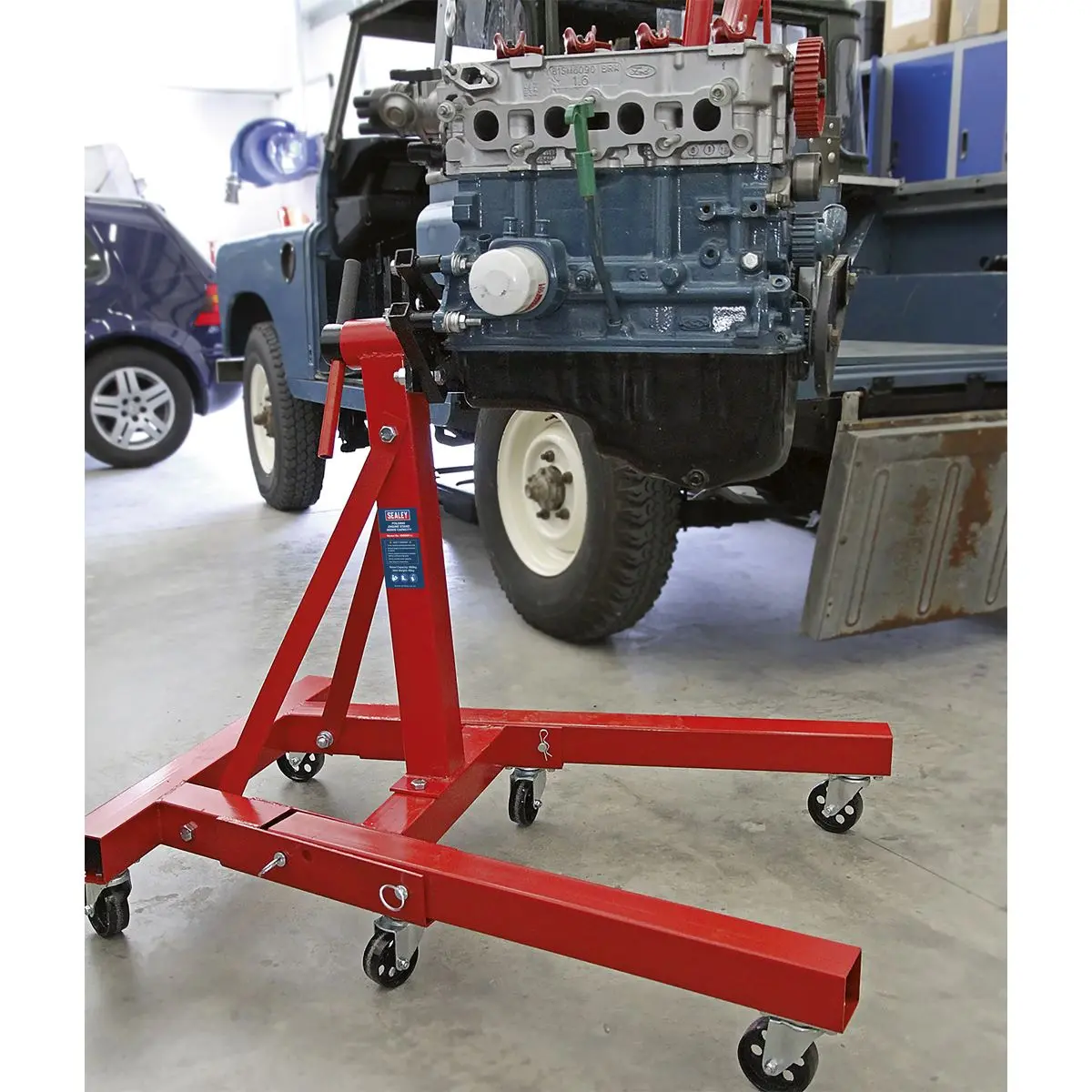 Sealey Folding Engine Stand 900kg - Image 7