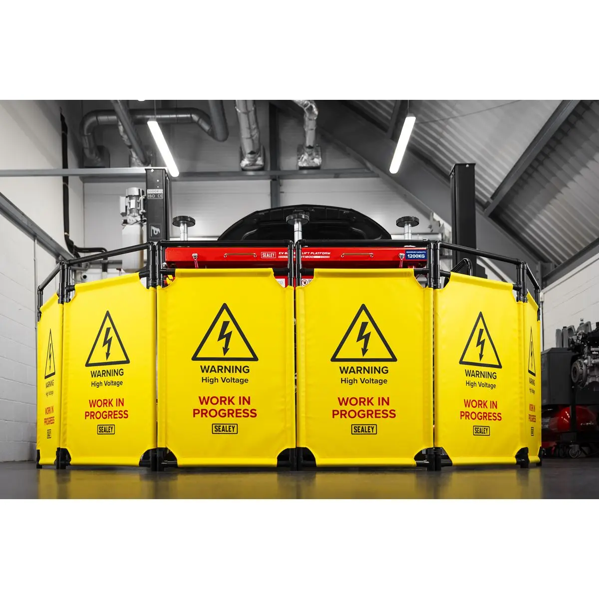 Sealey Folding Safety Barrier for Hybrid Electric Vehicles - Image 6