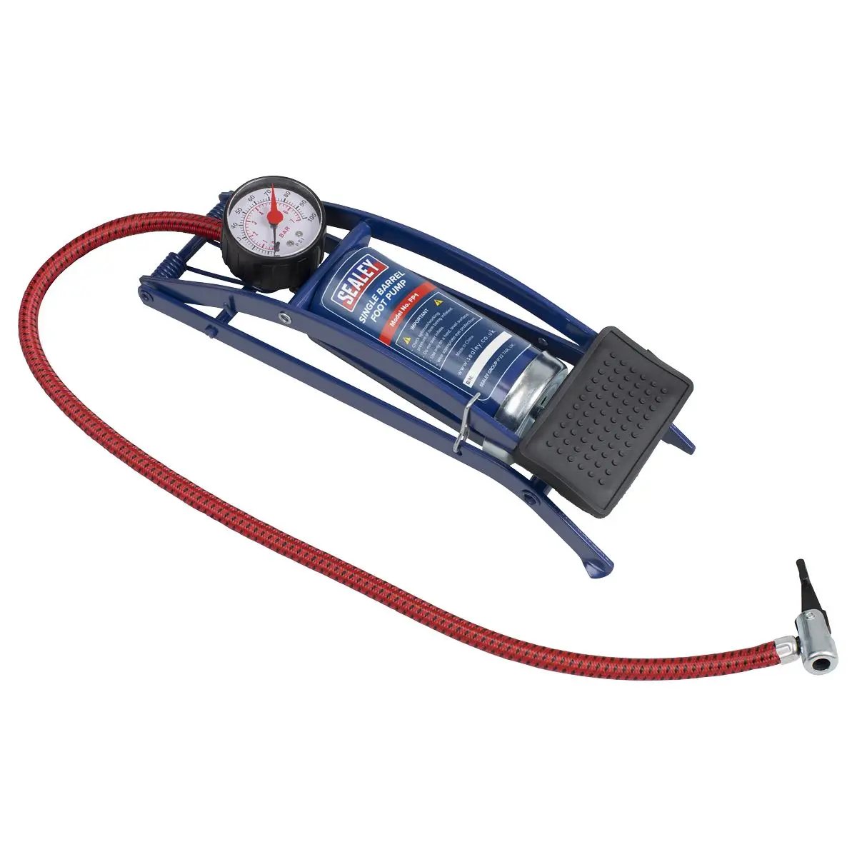 Sealey Foot Pump Single Barrel - Image 3