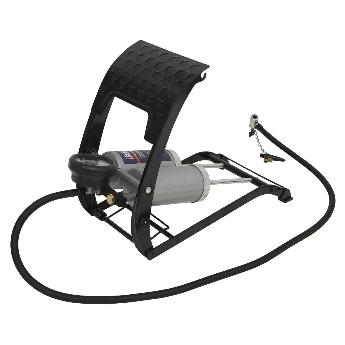 Sealey Foot Pump Twin Barrel - Image 2