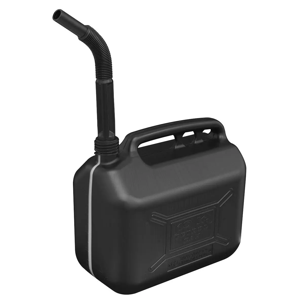 Sealey Fuel Can 10L - Black - Image 3