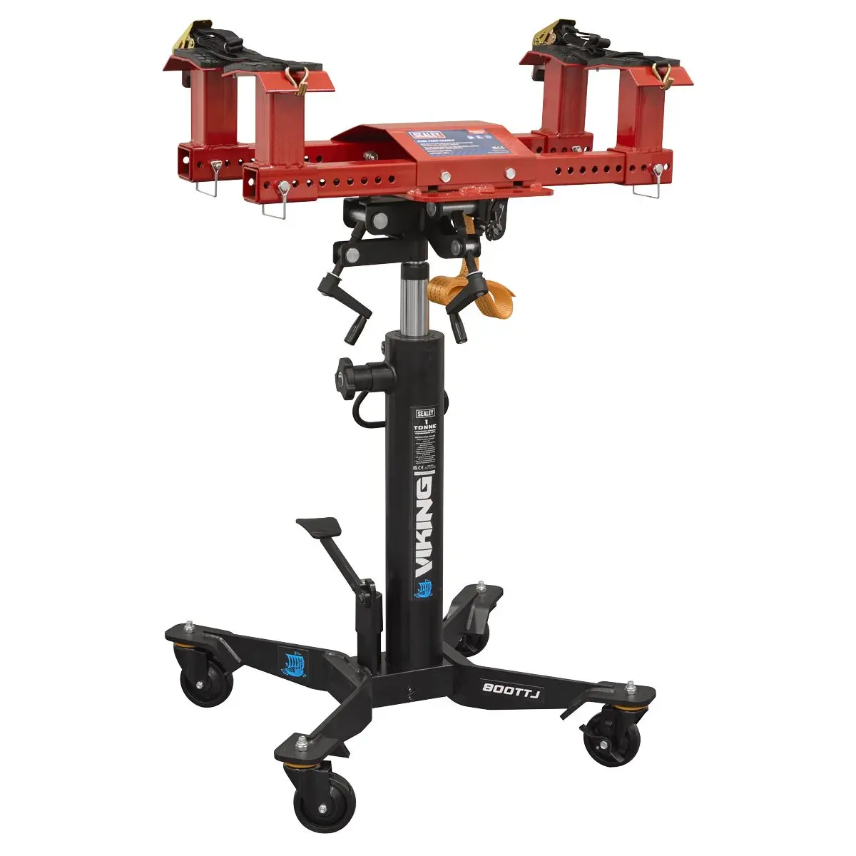 Sealey Fuel Tank Cradle and 800kg Transmission Jack Combo