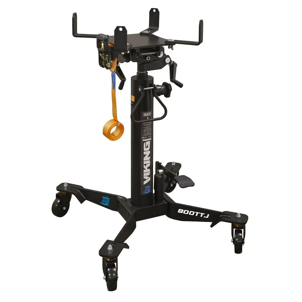 Sealey Fuel Tank Cradle and 800kg Transmission Jack Combo - Image 2