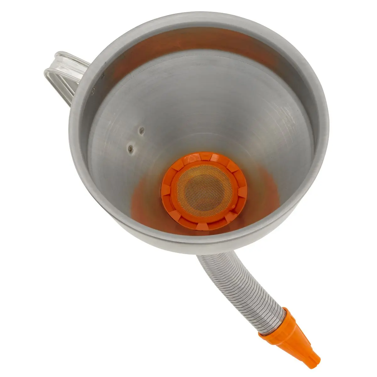 Sealey Funnel Metal with Flexible Spout & Filter Ø200mm - Image 3