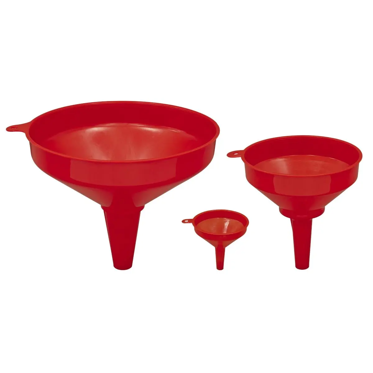 Sealey Funnel Set 3pc Fixed Spout - Image 9
