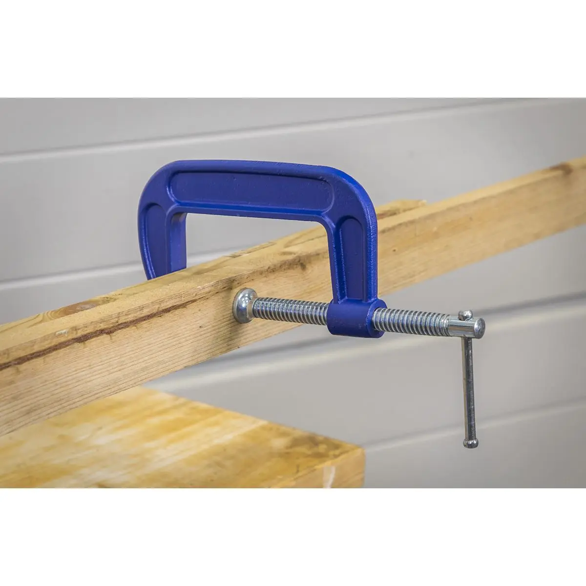 Sealey G-Clamp Set 75mm & 100mm - 4pc - Image 6