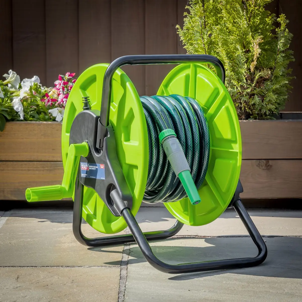 Sealey Garden Hose Reel 60m Capacity - Image 7