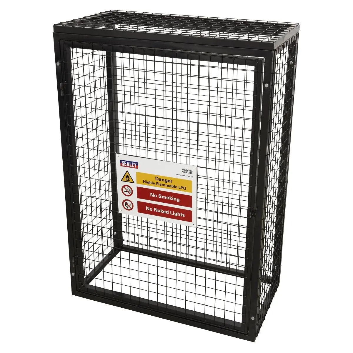 Sealey Gas Cylinder Safety Cage - 2 x 47kg Gas Cylinders - Image 2