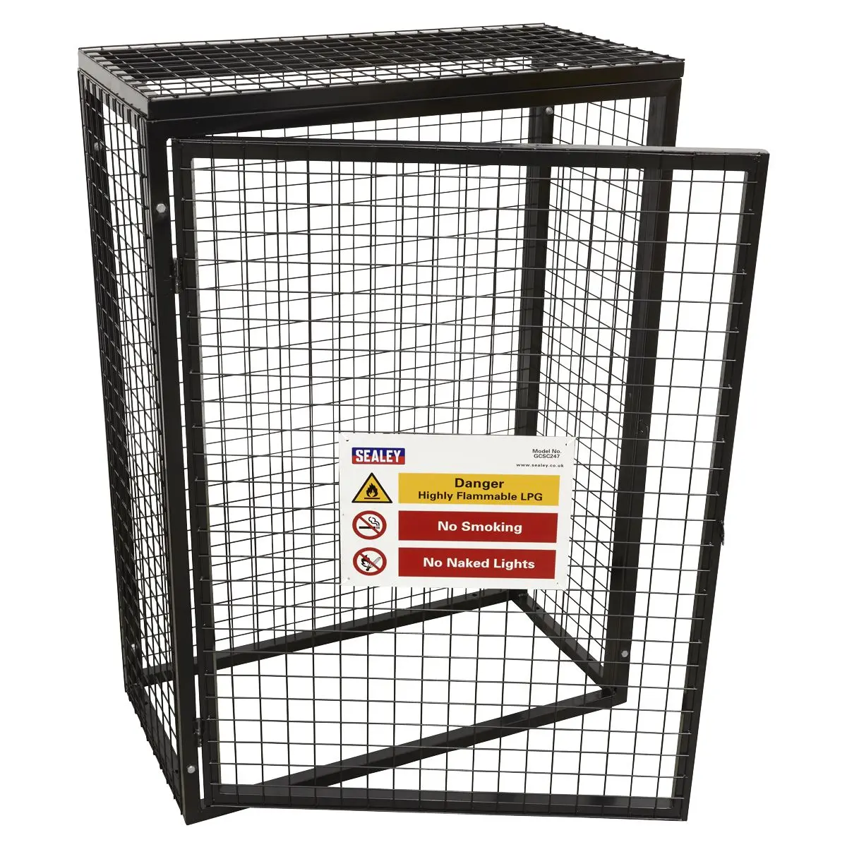 Sealey Gas Cylinder Safety Cage - 2 x 47kg Gas Cylinders - Image 3