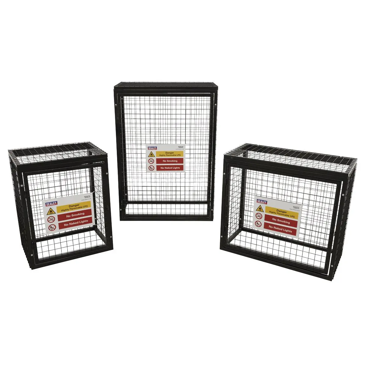 Sealey Gas Cylinder Safety Cage - 2 x 47kg Gas Cylinders - Image 7