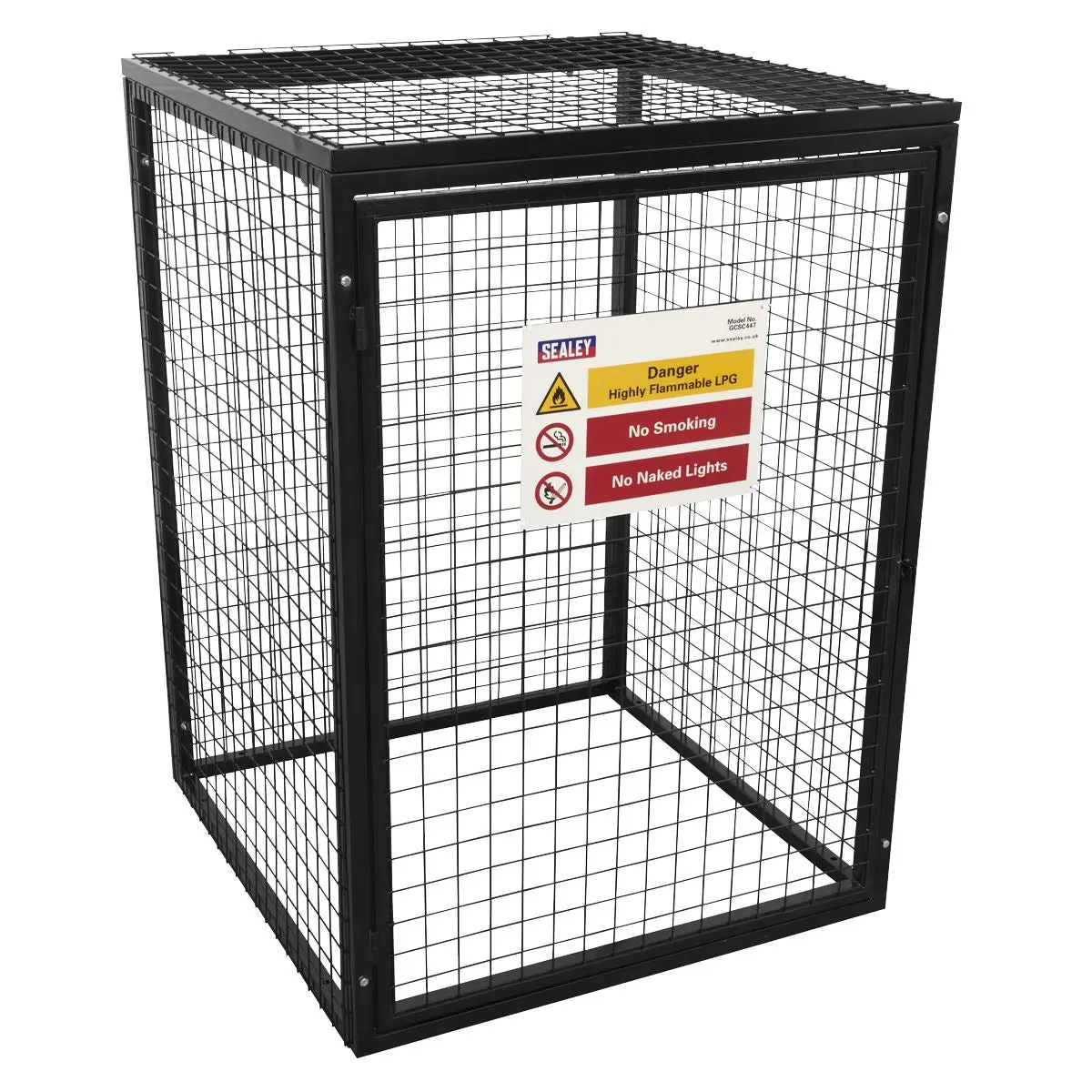 Sealey Gas Cylinder Safety Cage - 4 x 47kg Gas Cylinders