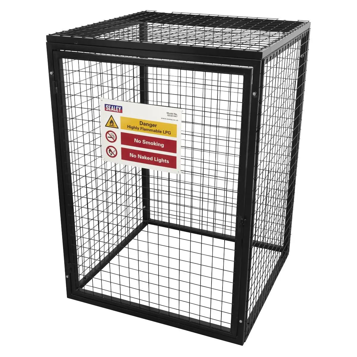 Sealey Gas Cylinder Safety Cage - 4 x 47kg Gas Cylinders - Image 2