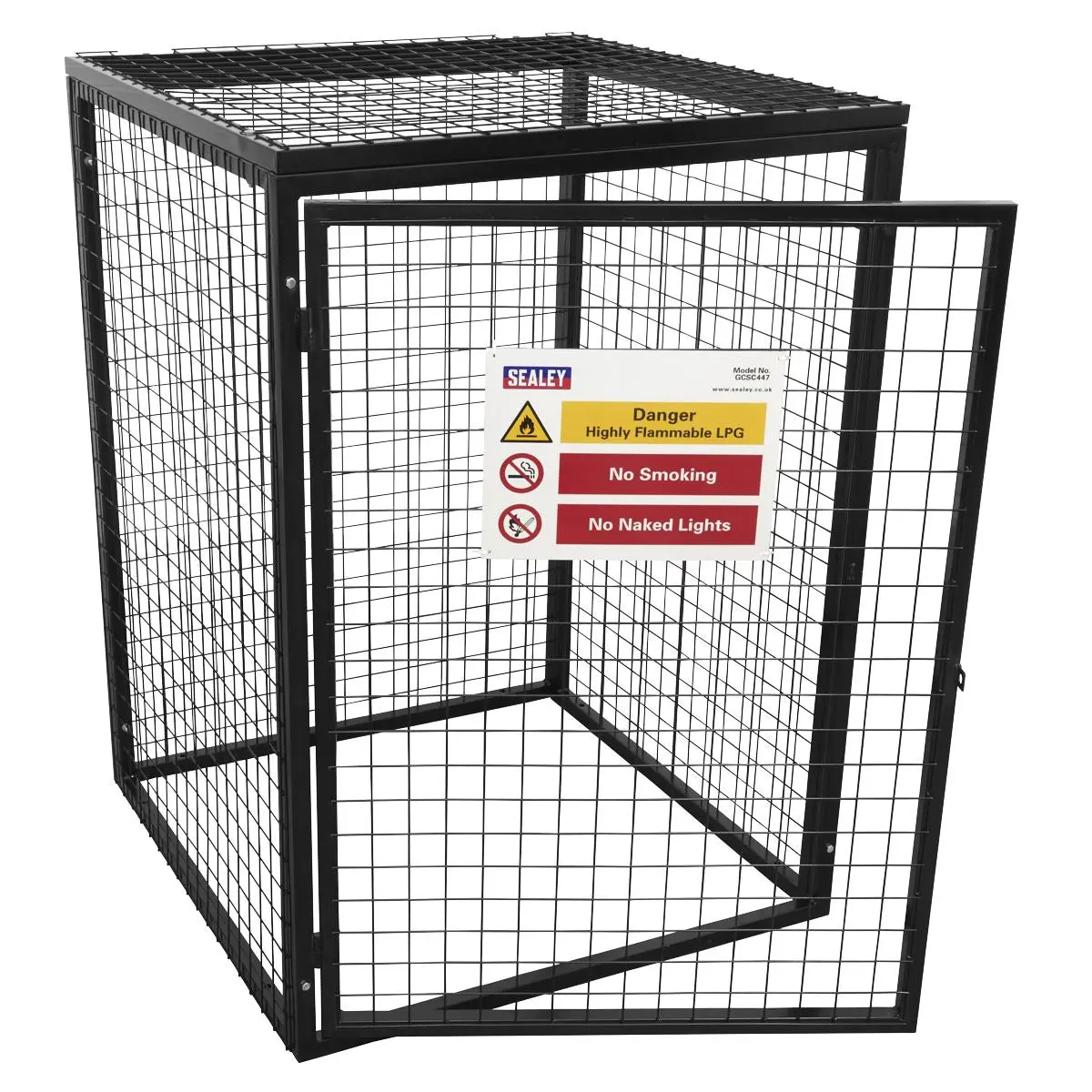 Sealey Gas Cylinder Safety Cage - 4 x 47kg Gas Cylinders - Image 3