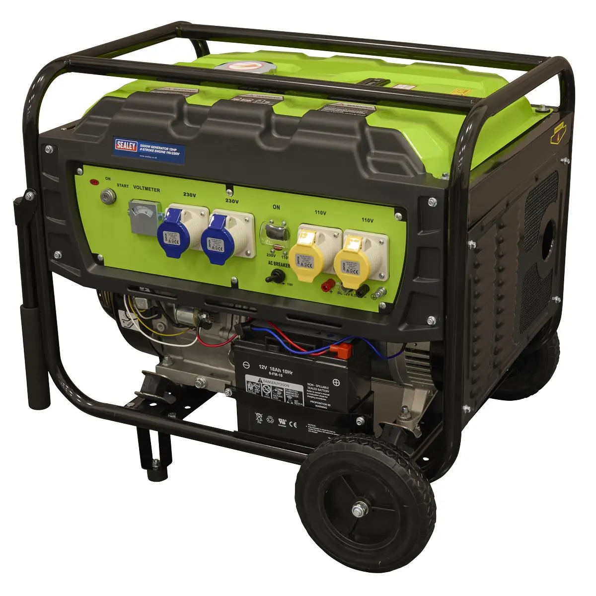 Sealey Generator 5500W 110/230V 13hp - Image 6