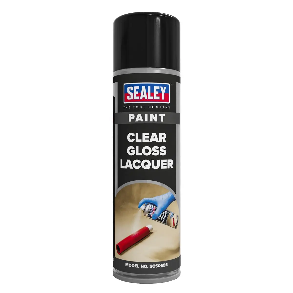 Sealey Gloss Lacquer 500ml, Clear - Pack of 6 - Image 2