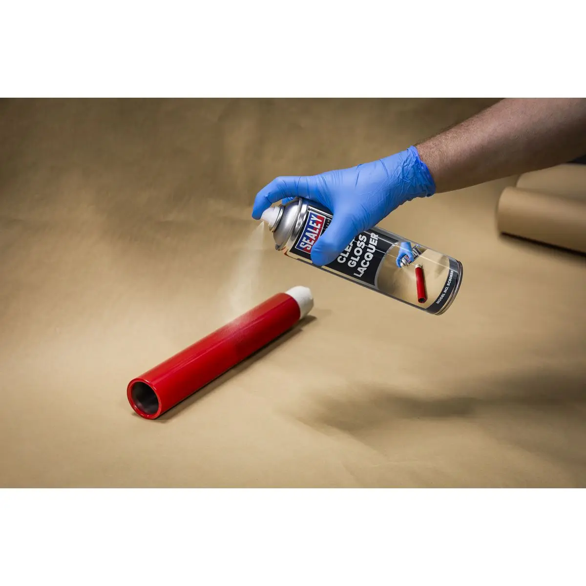 Sealey Gloss Lacquer 500ml, Clear - Pack of 6 - Image 3