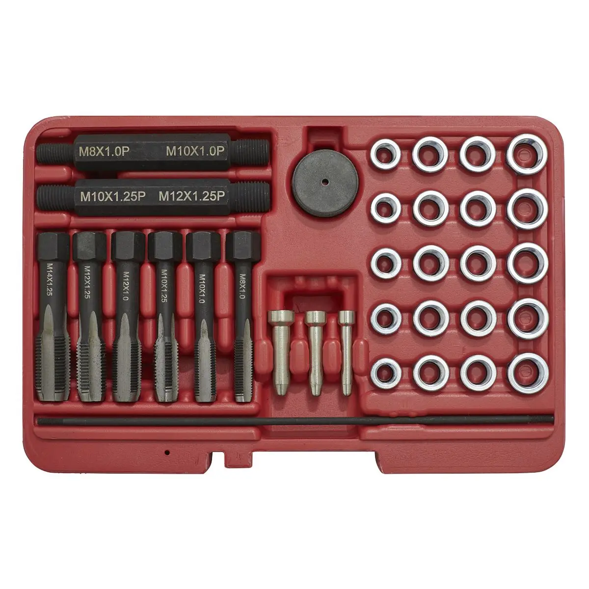 Sealey Glow Plug Thread Repair Set 33pc - Image 3