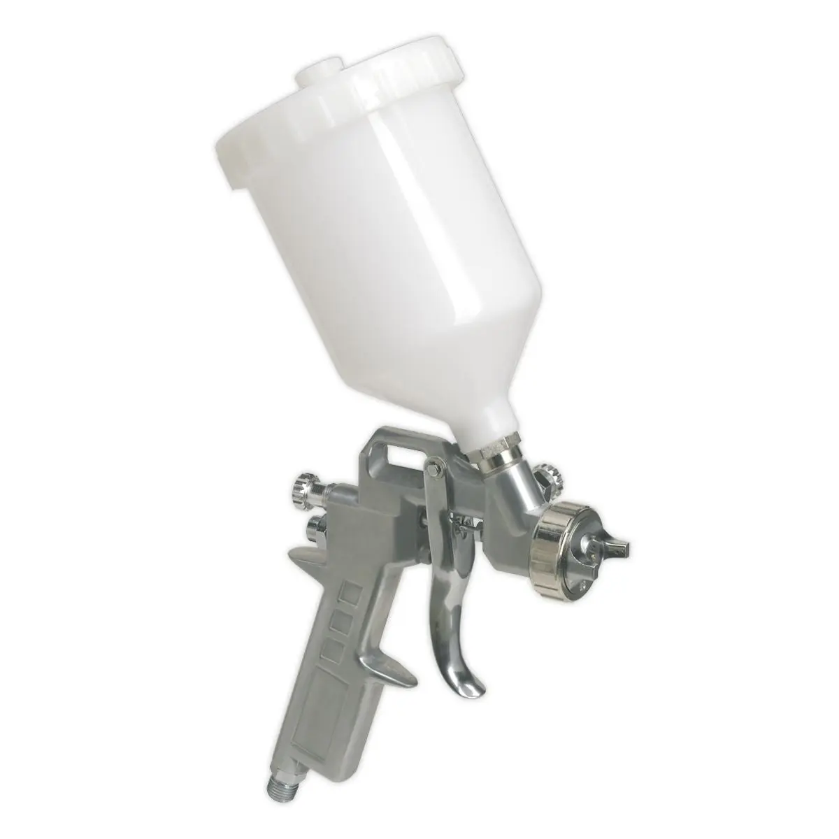 Sealey Gravity Feed Spray Gun with 1.8mm Set Up Adjustable Paint Flow - Image 2