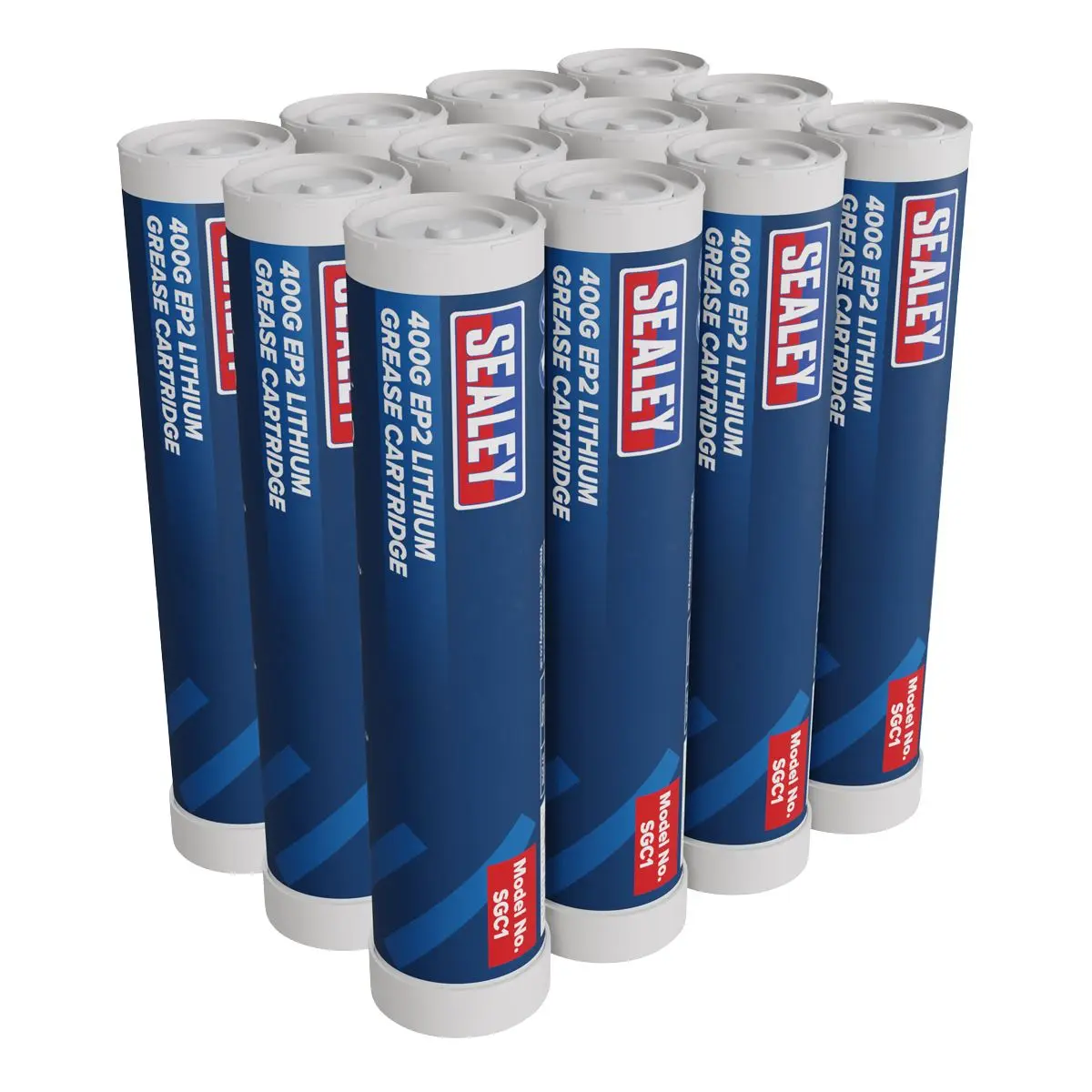 Sealey Grease Cartridge EP2 Lithium 400g Pack of 12 - Image 3