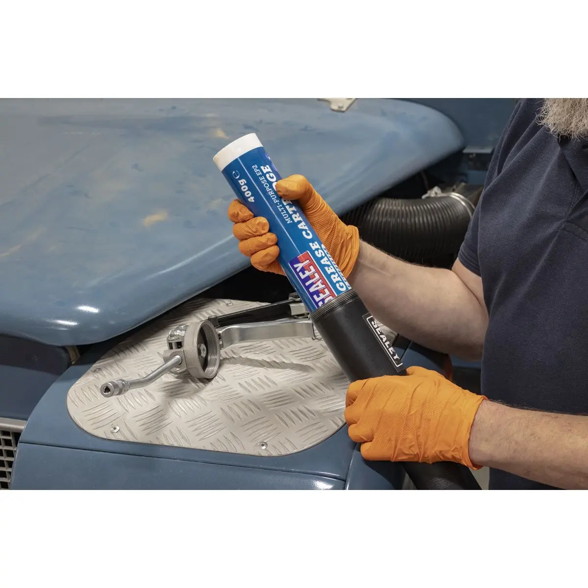 Sealey Grease Gun Heavy-Duty Dual Piston 3-Way Fill - Image 8