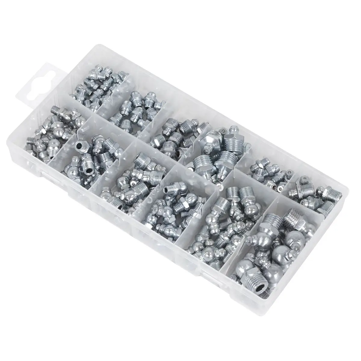 Sealey Grease Nipple Assortment 130pc - Metric, BSP & UNF - Image 5