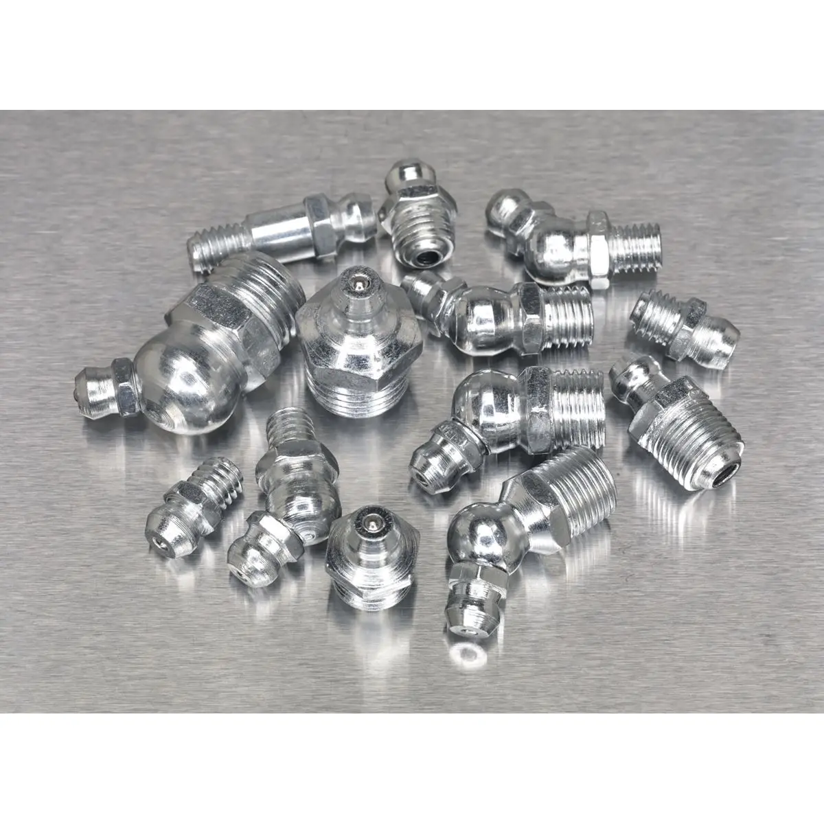 Sealey Grease Nipple Assortment 130pc - Metric, BSP & UNF - Image 8