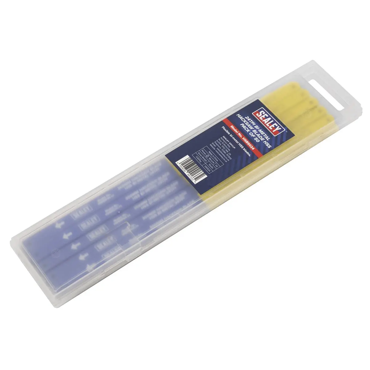 Sealey Hacksaw Blade 300mm HSS Bi-Metal 24tpi Pack of 50 - Image 3