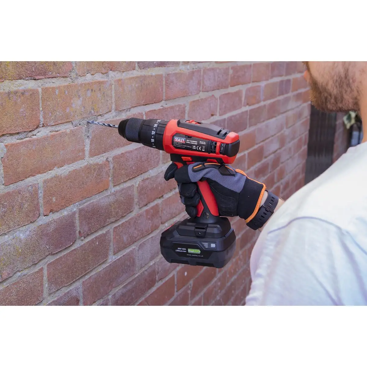 Sealey Combi Drill Ø13mm 20V SV20 Series - Body Only - Image 9