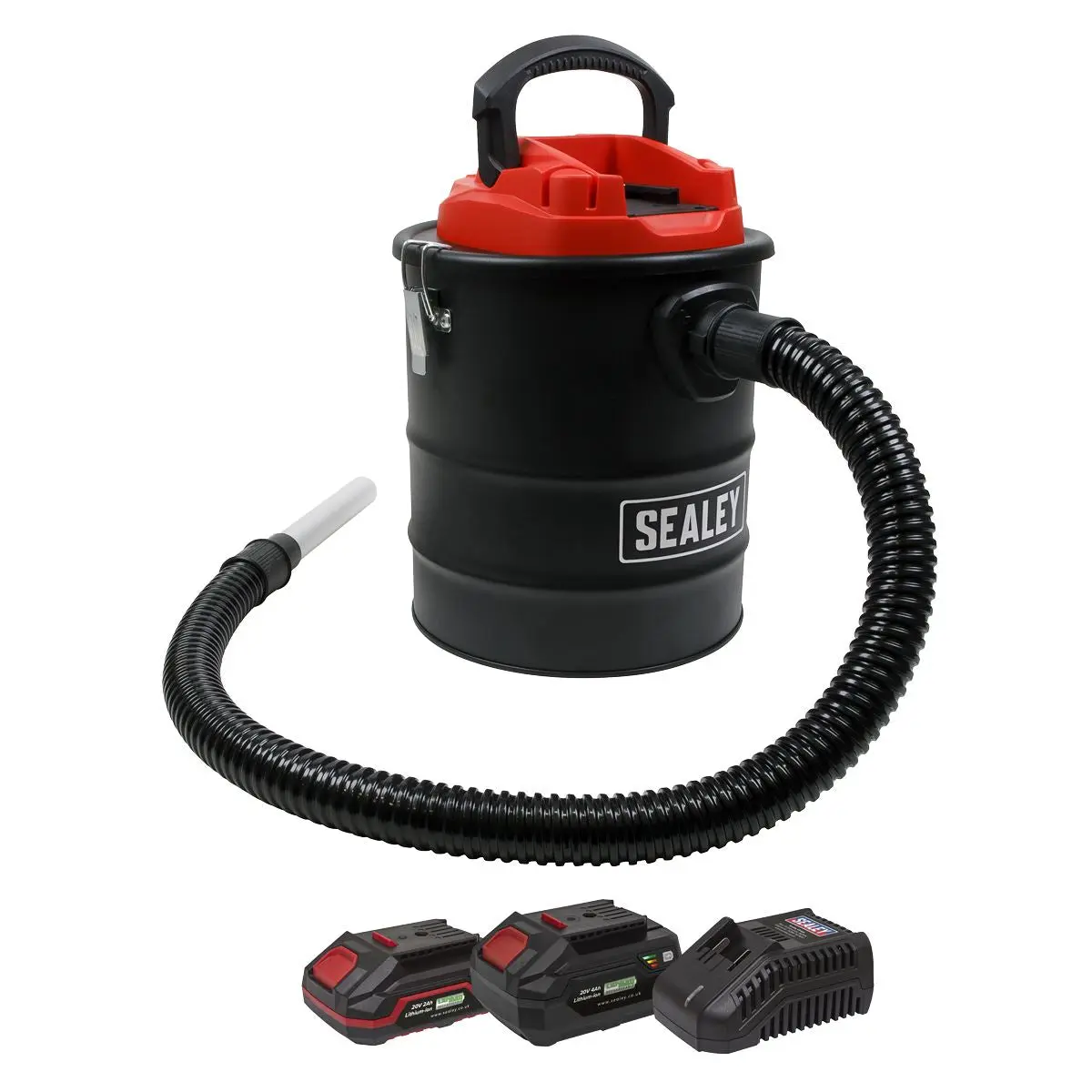 Sealey Handheld Ash Vacuum Cleaner 20V SV20 Series 15L Kit - 2 Batteries - Image 5