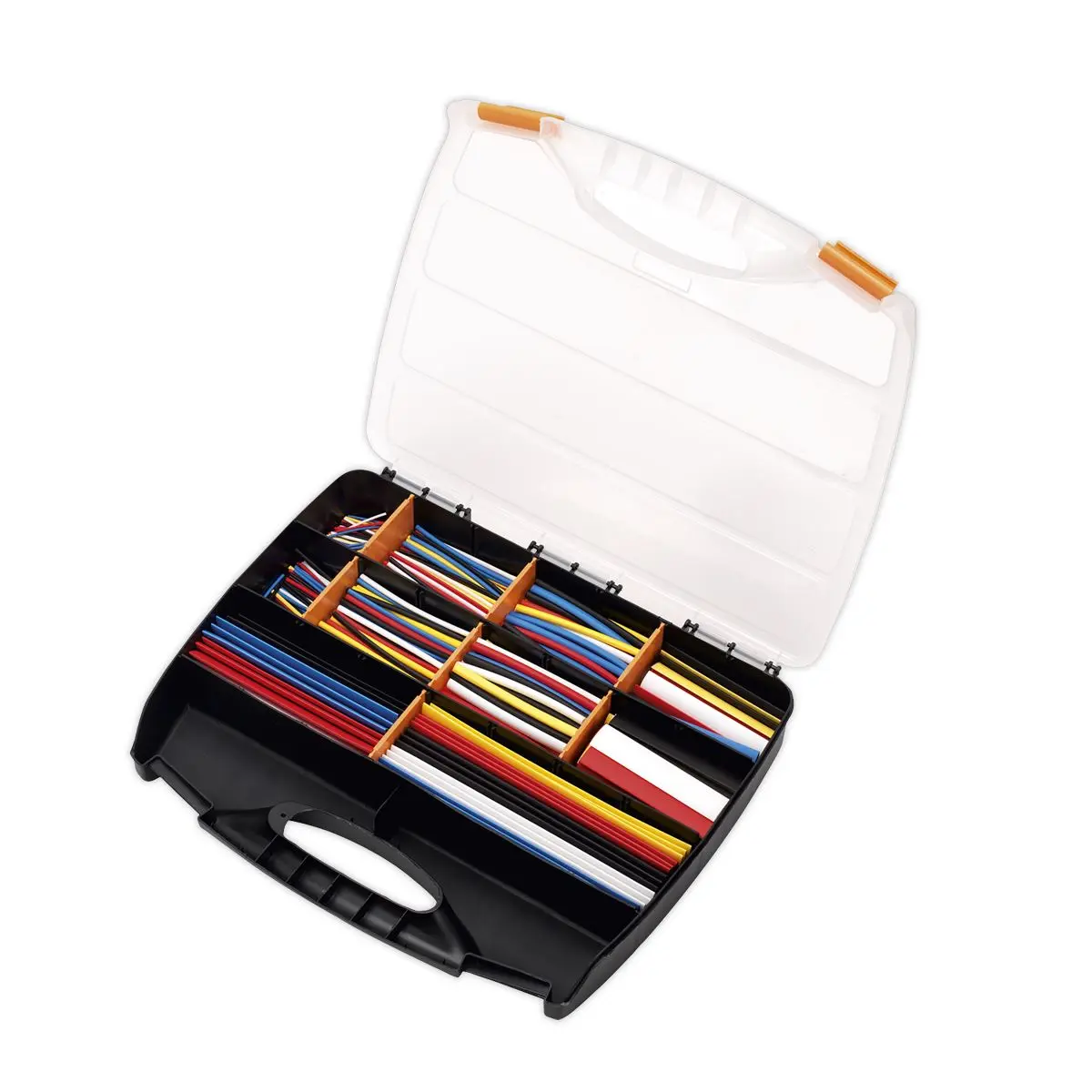 Sealey Heat Shrink Tubing Assortment 590pc Mixed Colours 50, 100, 150 & 200mm - Image 2