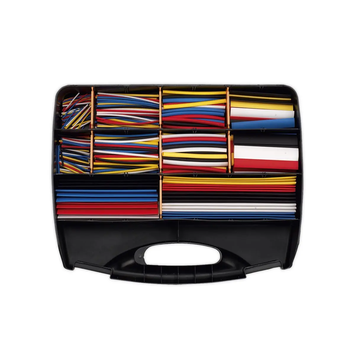 Sealey Heat Shrink Tubing Assortment 590pc Mixed Colours 50, 100, 150 & 200mm - Image 3