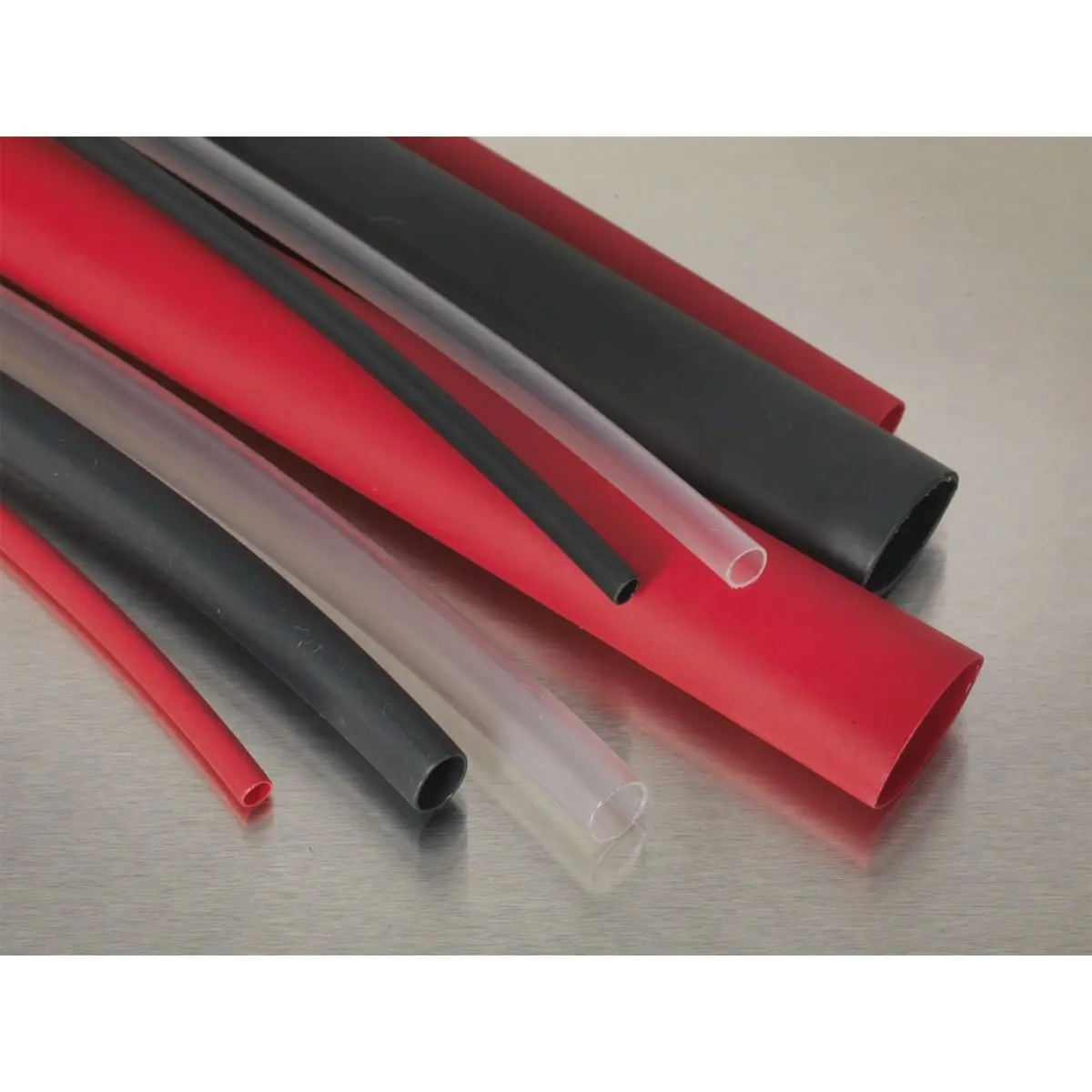 Sealey Heat Shrink Tubing Assortment 72pc Mixed Colours Adhesive Lined 200mm - Image 2