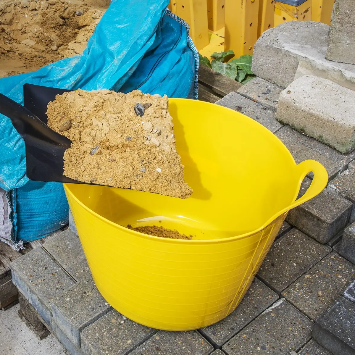 Sealey Heavy-Duty Flexi Tub 40L - Yellow - Image 8