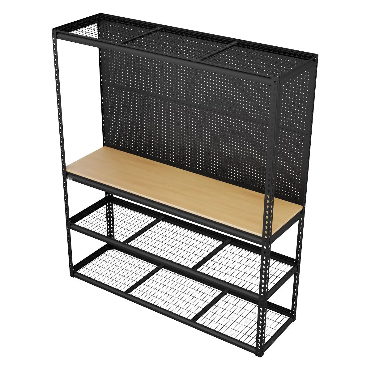 Sealey Heavy-Duty Modular Workbench with Racking & Pegboard 300kg Capacity Per Level 1820mm - Image 2