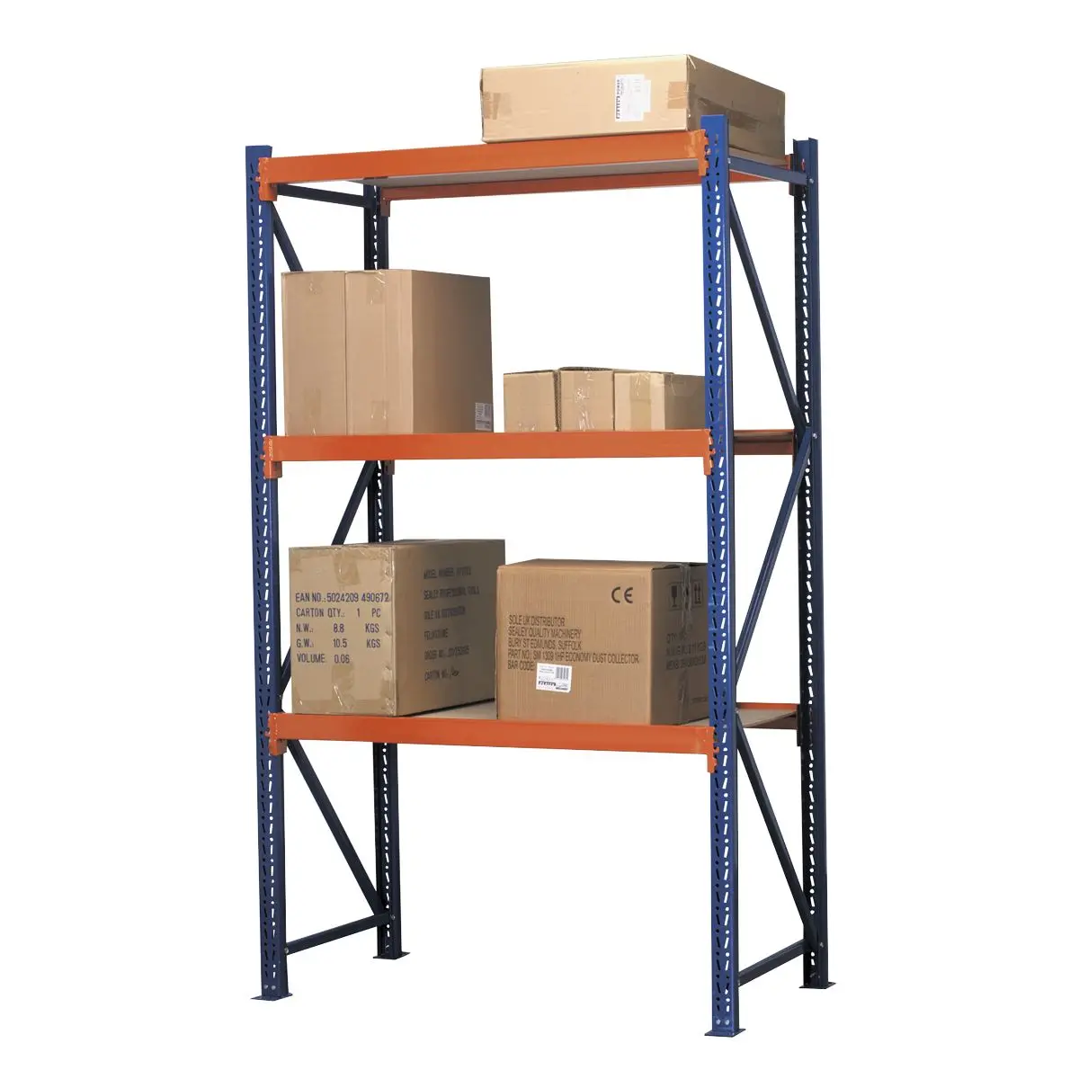 Sealey Heavy-Duty Shelving Unit with 3 Beam Sets 900kg Capacity Per Level - Image 2