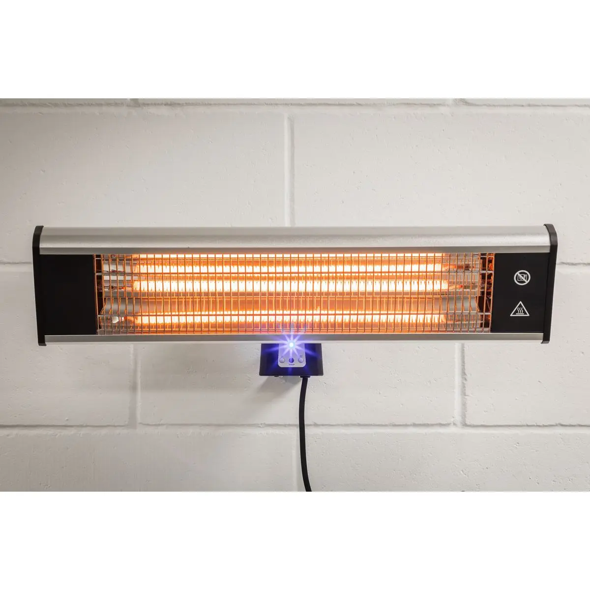 Sealey High Efficiency Carbon Fibre Infrared Wall Heater 1800W/230V - Image 7