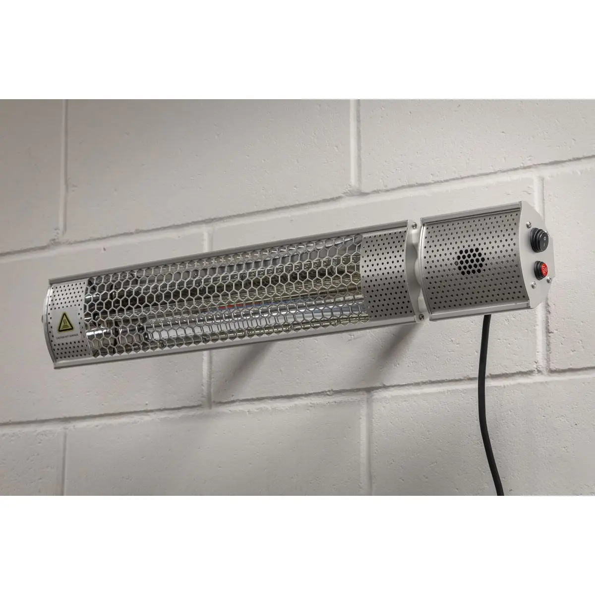 Sealey High Efficiency Infrared Short Wave Wall Mounting Heater 2000W - Image 8