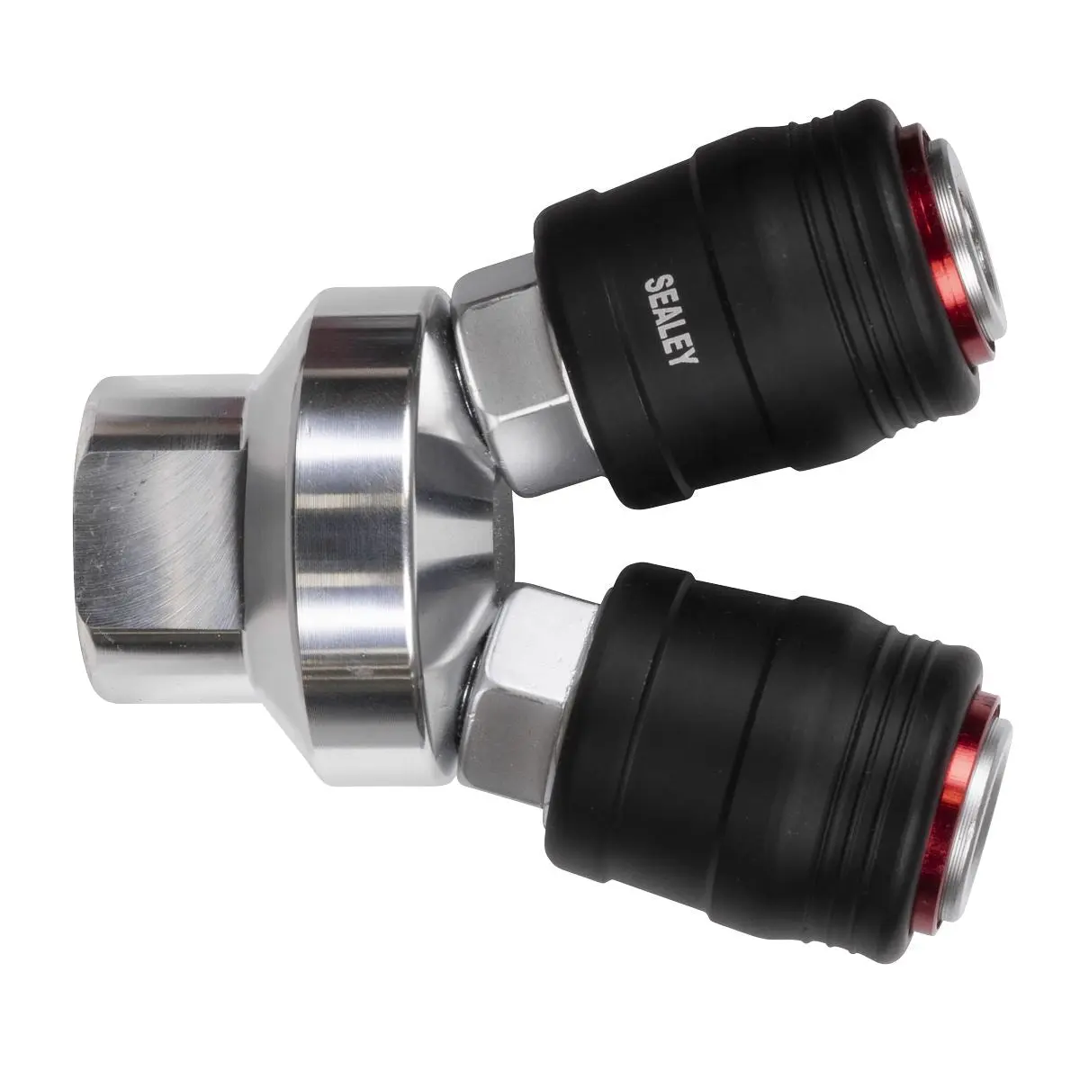 Sealey High Flow Twin Coupling Body Female Thread 1/4"BSPT - Image 3