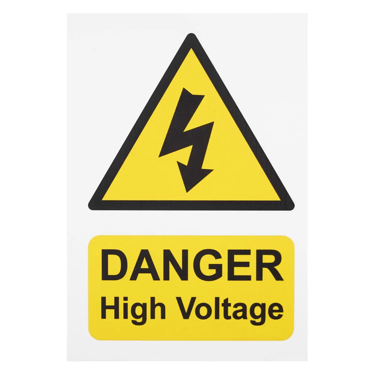 Sealey High Voltage Vehicle Warning Sign - Image 3