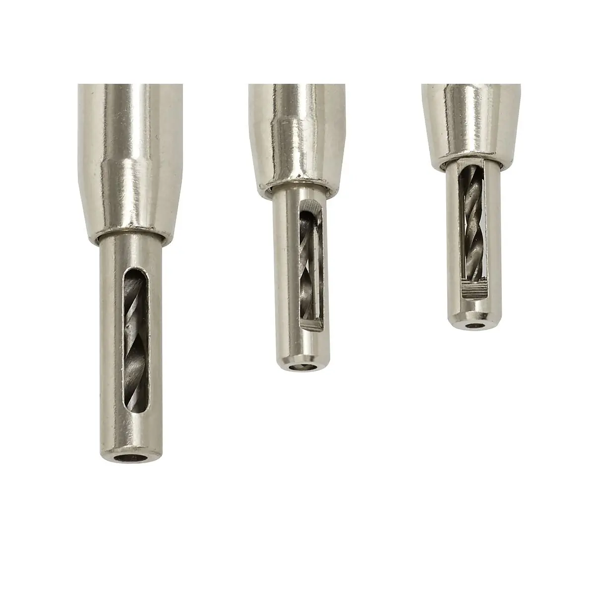 Sealey Self-Centring Chamfered Hinge Drill Set 3pc - Image 5