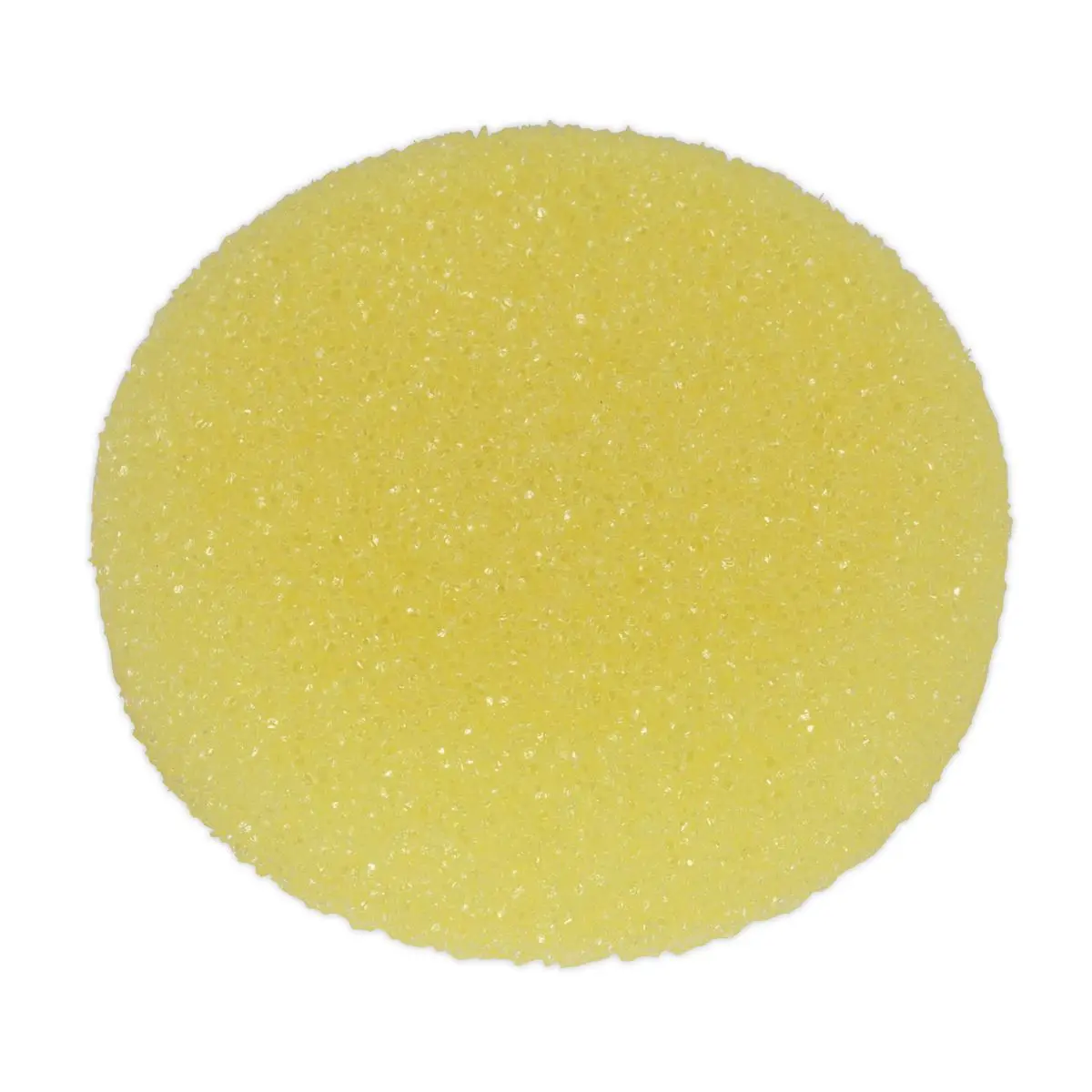 Sealey Hook and Loop Buffing and Polishing Foam Head 80mm x 25mm Yellow Coarse